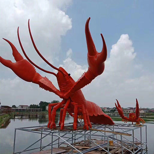 萍乡龙虾玻璃钢雕塑