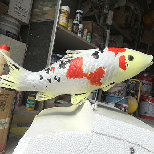 鱼庄玻璃钢雕塑装饰品制作